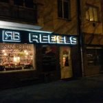 3D světelný nápis Rebels